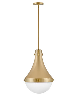 Oliver LED Pendant in Bright Brass (13|39054BBR)