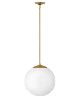 Warby LED Pendant in Heritage Brass (13|3744HB-WH)