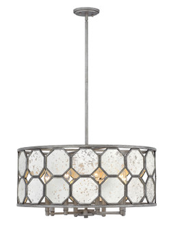 Lara LED Chandelier in Brushed Silver (13|3566BV)