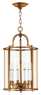 Gentry LED Foyer Pendant in Heirloom Brass (13|3478HR)