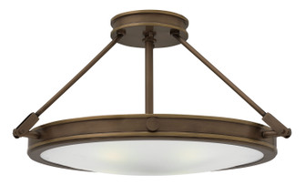 Collier LED Semi-Flush Mount in Light Oiled Bronze (13|3382LZ-LED)