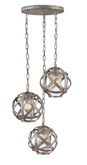 Carson LED Outdoor Lantern in Weathered Zinc (13|29704WZ)