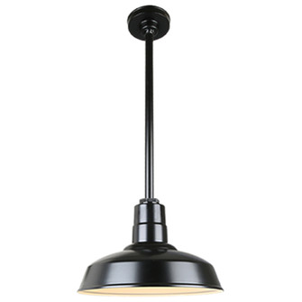 Warehouse One Light Pendant in Black (381|H-QSN15114-SA-91/QSN24``ST3-91/QSNHDSMC-91)