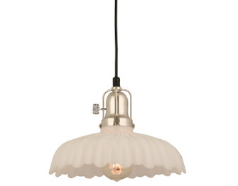 Bethany One Light Pendant in Polished Nickel (381|H-99811-C-160-OP)