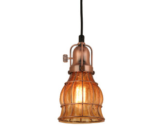 Aubrey One Light Pendant in Weathered Copper (381|H-99566-C-49-AMC)