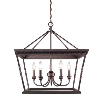 Davenport Five Light Chandelier in Etruscan Bronze (62|4214-5 EB)