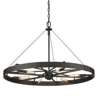 Vaughn Six Light Pendant in Natural Black (62|3866-L NB-NB)