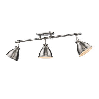 Duncan PW Three Light Semi-Flush Mount in Pewter (62|3602-3SF PW-PW)