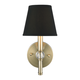 Waverly AB One Light Wall Sconce in Aged Brass (62|3500-1W AB-GRM)