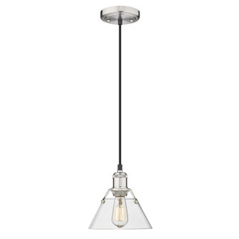 Orwell PW One Light Mini Pendant in Pewter (62|3306-S PW-CLR)