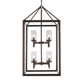 Smyth Eight Light Pendant in Gunmetal Bronze (62|2073-8P GMT-CLR)