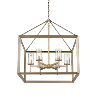 Smyth WG Six Light Chandelier in White Gold (62|2073-6 WG-CLR)