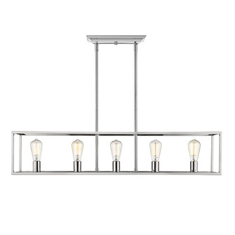 Wesson CH Five Light Linear Pendant in Chrome (62|2072-LP CH)