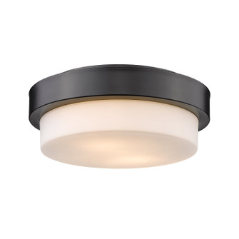 Multi-Family Two Light Flush Mount in Matte Black (62|1270-11 BLK)