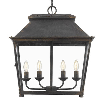 Abingdon Four Light Pendant in Antique Black Iron (62|0804-4P ABI)