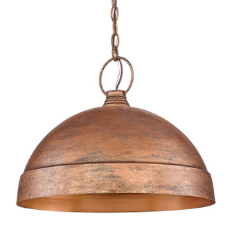 Lincoln One Light Pendant in Vintage Copper (62|0318-L VC)