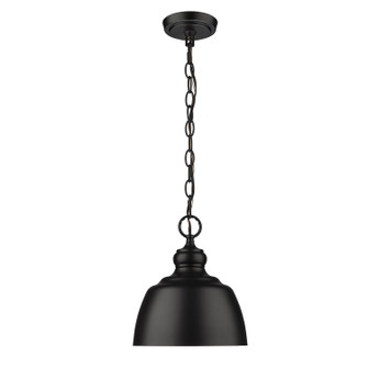 Holmes BLK One Light Mini Pendant in Matte Black (62|0316-M1L BLK)