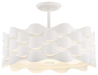 Coastal Current LED Semi Flush Mount in Sand White (42|P1302-655-L)