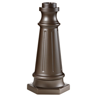 Outdoor Post Base Postbase in Oil Rubbed Bronze (1|POSTBASE ORB)