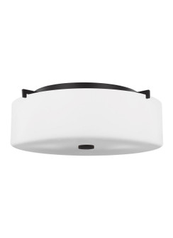 Sunset Drive Three Light Flush Mount in Oil Rubbed Bronze (1|FM312ORB)