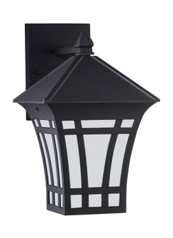 Herrington One Light Outdoor Wall Lantern in Black (1|89132-12)