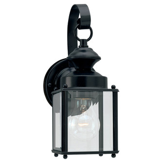 Jamestowne One Light Outdoor Wall Lantern in Black (1|8456-12)