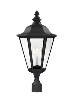 Brentwood Three Light Outdoor Post Lantern in Black (1|8231EN-12)