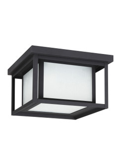 Hunnington Two Light Outdoor Flush Mount in Black (1|79039EN3-12)