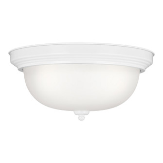 Geary Three Light Flush Mount in White (1|77065EN3-15)