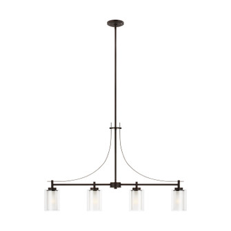 Elmwood Park Four Light Island Pendant in Bronze (1|6637304-710)