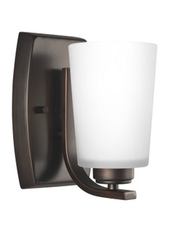 Franport One Light Wall / Bath Sconce in Bronze (1|4128901EN3-710)