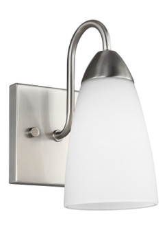 Seville One Light Wall / Bath Sconce in Brushed Nickel (1|4120201EN3-962)