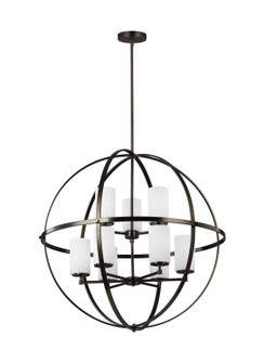 Alturas Nine Light Chandelier in Brushed Oil Rubbed Bronze (1|3124609EN3-778)