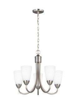 Seville Five Light Chandelier in Brushed Nickel (1|3120205EN3-962)