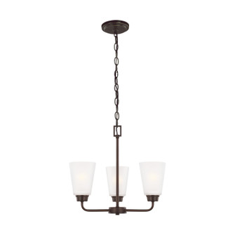 Kerrville Three Light Chandelier in Bronze (1|3115203-710)