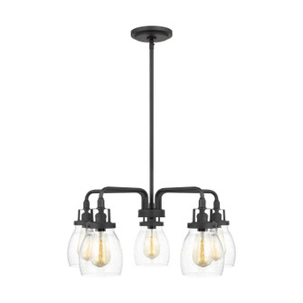 Belton Five Light Chandelier in Midnight Black (1|3114505-112)