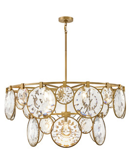 Nala LED Chandelier in Heritage Brass (138|FR31268HBR)