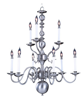 Jamestown Nine Light Chandelier in Mahogany Bronze (8|9129 MB)