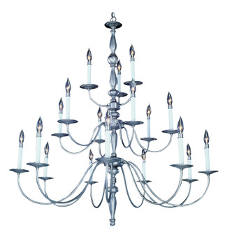 Jamestown 18 Light Foyer Chandelier in Satin Pewter (8|7918 SP)