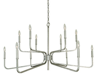 Heidleberg 12 Light Chandelier in Satin Pewter (8|5484 SP)