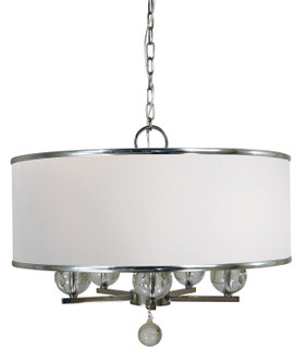 Glamour Five Light Chandelier in Polished Nickel (8|4998 PN)