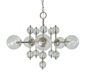 Solaris Five Light Chandelier in Polished Nickel (8|4945 PN)