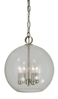 Jupiter Four Light Chandelier in Satin Pewter (8|4839 SP)