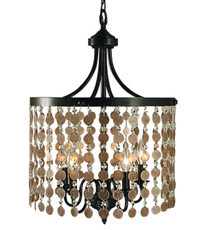 Naomi Five Light Chandelier in Mahogany Bronze (8|2485 MB)