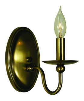 Quatrefoil One Light Wall Sconce in Antique Brass (8|1158 AB)