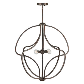 Four Light Foyer Pendant in Antique Bronze (112|7100-04-32)