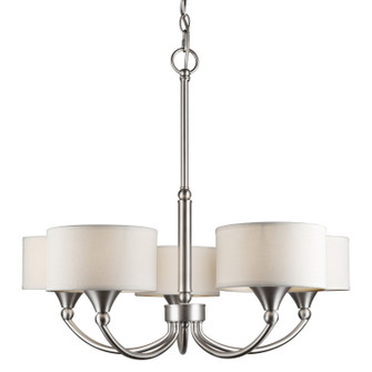 Five Light Chandelier in Brushed Nickel (112|7092-05-55)