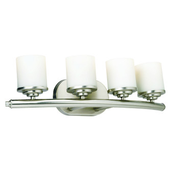 Four Light Bath Bracket in Brushed Nickel (112|5105-04-55)