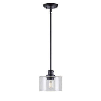 Zane One Light Mini Pendant in Black (112|2748-01-04)