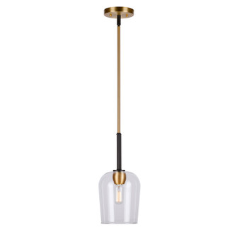 Palmer One Light Mini Pendant in Black and Soft Gold (112|2726-01-62)